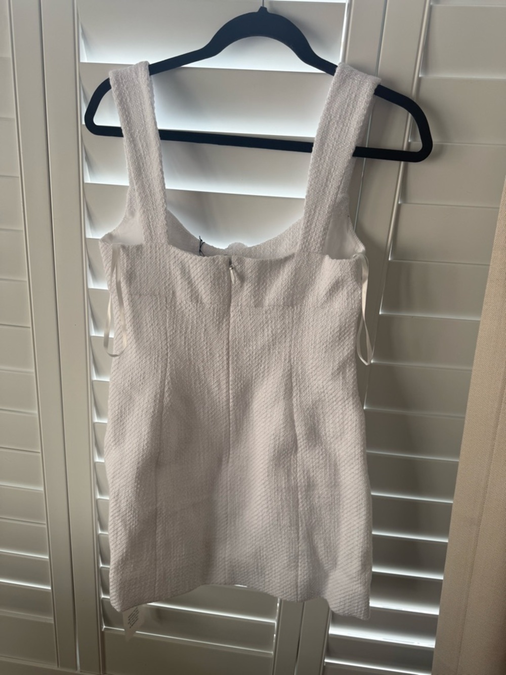 Flaw NWT Revolve MAJORELLE Clemence Mini Dress in White Medium - Picture 8 of 10